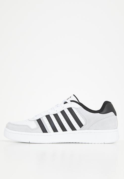 K-Swiss - Rae sneaker - white, gray & black