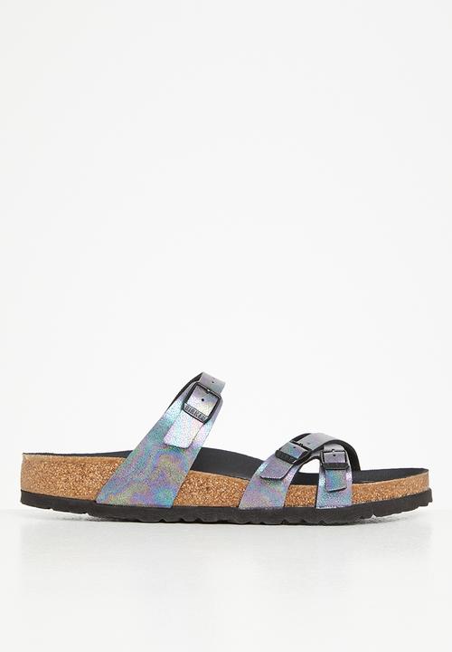 Birkenstock - Franca microfiber veg regular - iridescent black