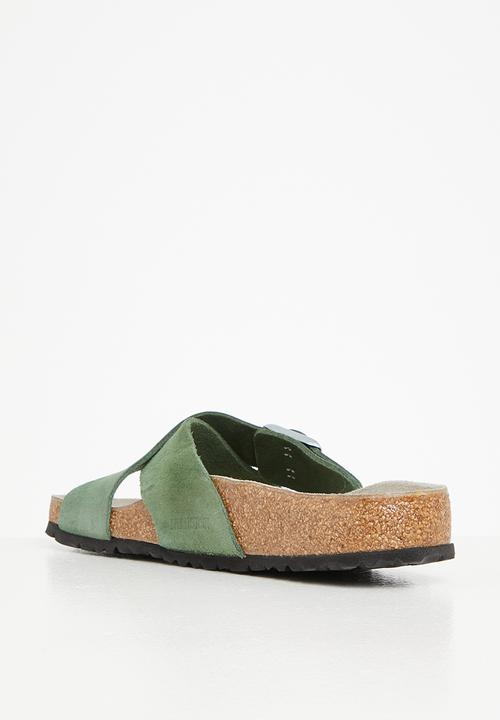 Birkenstock - Siena shimmer leather regular - thyme
