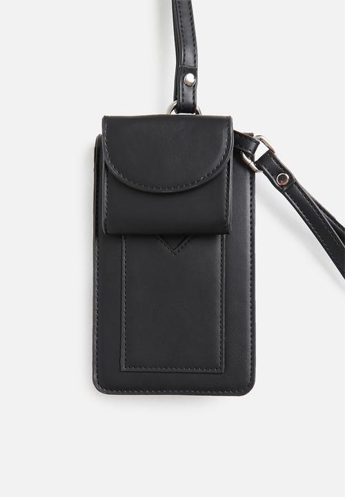 Hilton Weiner - Hilton weiner cross body cellphopne bag-jet black