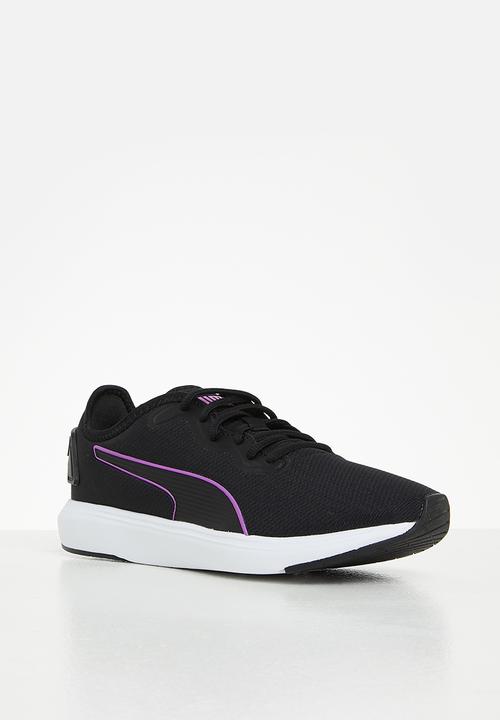 PUMA - Softride cruise - puma black/electric orchid