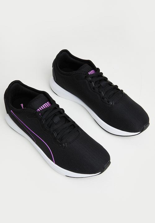PUMA - Softride cruise - puma black/electric orchid
