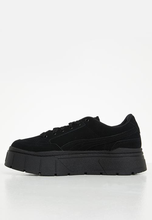 PUMA - Mayze stack suede  - puma black
