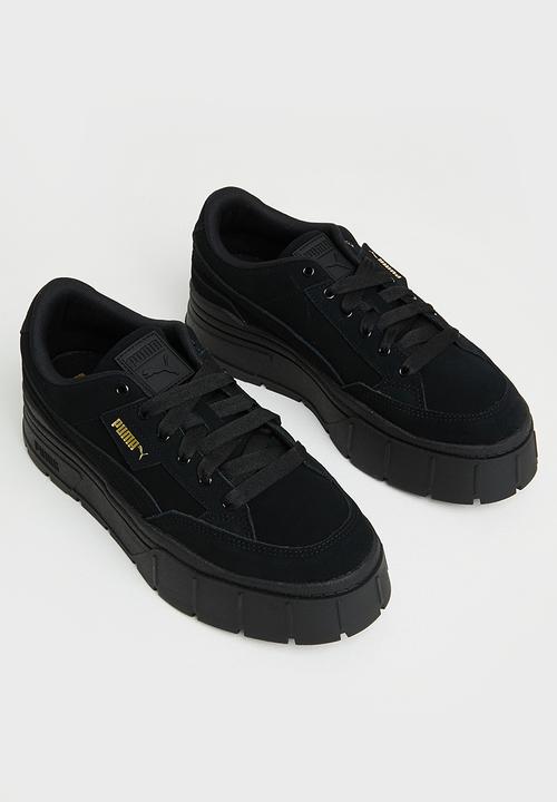 PUMA - Mayze stack suede  - puma black