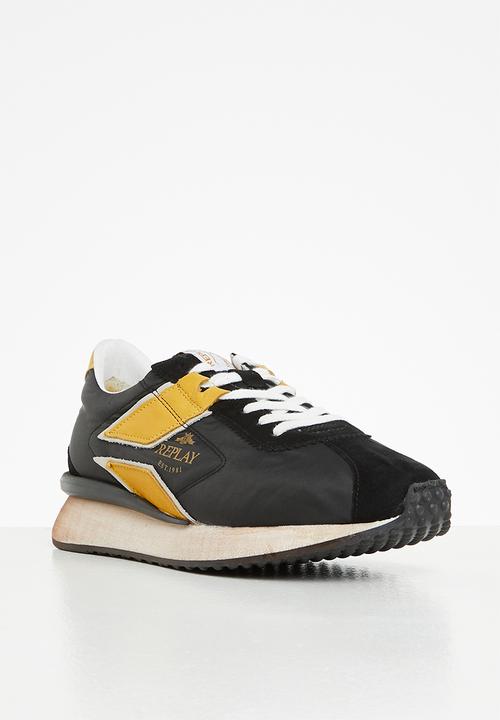 Replay - Casey nylon - 009 black yellow