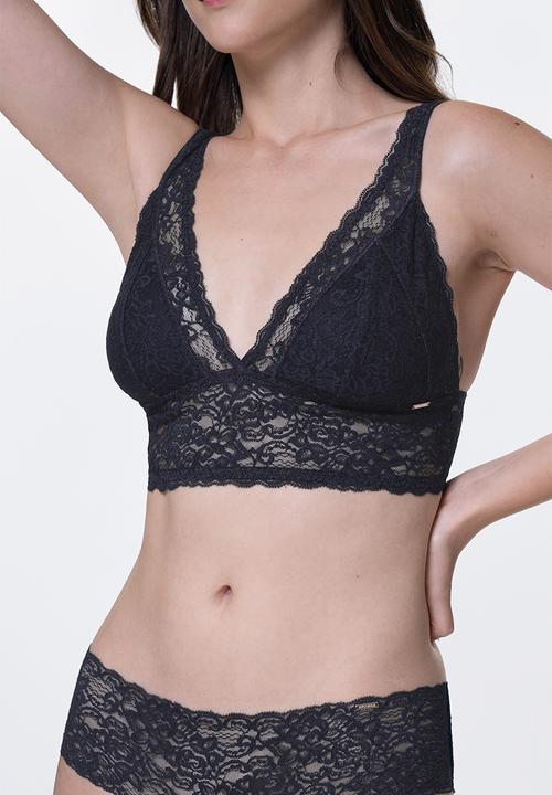 DORINA - Lana/eco 2pack light padded bralette - blue & ink