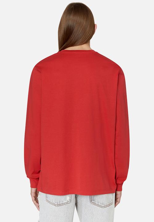 Diesel  - T-just-ls-div tee - red