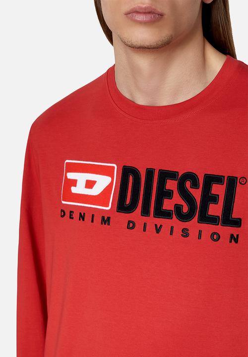 Diesel  - T-just-ls-div tee - red