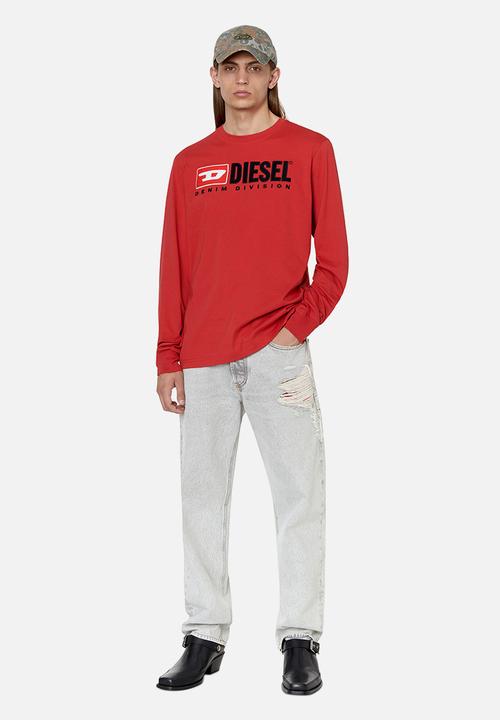 Diesel  - T-just-ls-div tee - red