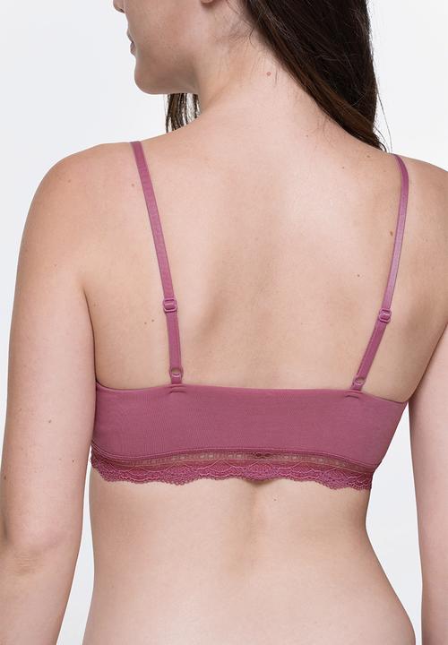 DORINA - Posy 2pack light padded bralette - ink & pink
