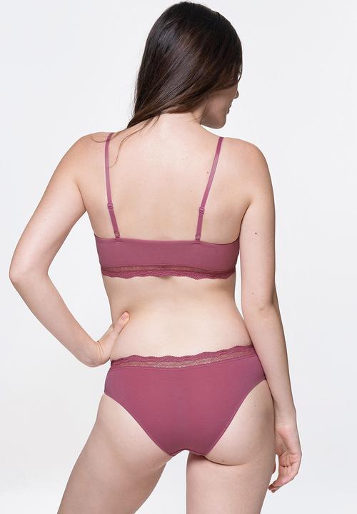 DORINA - Posy 2pack light padded bralette - ink & pink