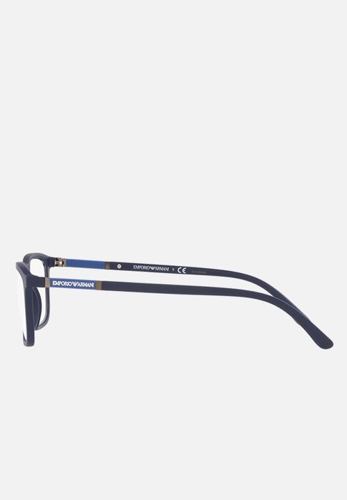 Emporio Armani - 0ea4160 57591w 55mm- matte blue clear