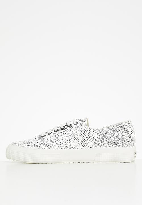 SUPERGA - Superga - a03 white avorio/black snake