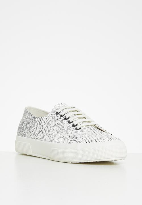 SUPERGA - Superga - a03 white avorio/black snake