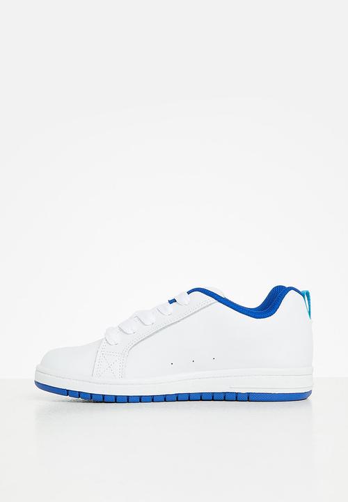 DC - Cupsole show court graffik - white, gret & blue