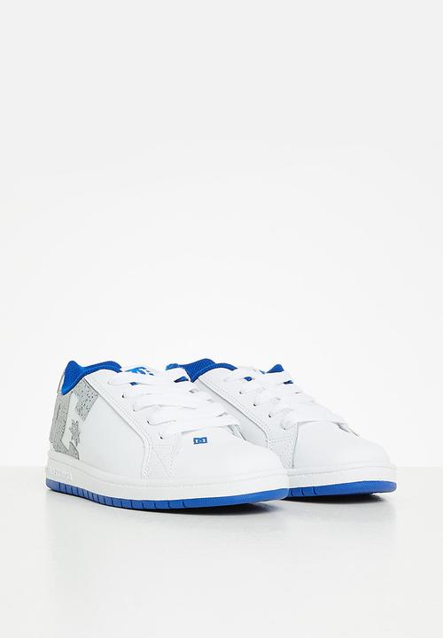 DC - Cupsole show court graffik - white, gret & blue