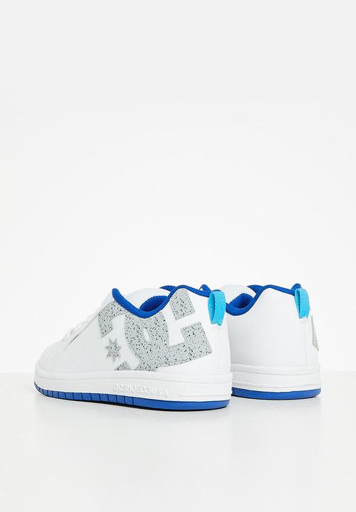 DC - Cupsole show court graffik - white, gret & blue