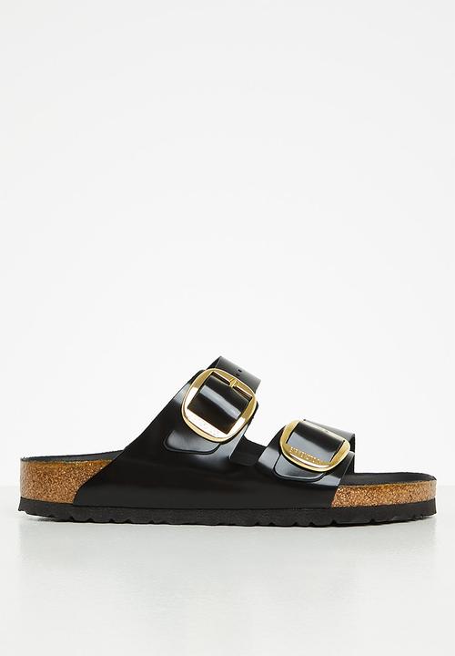 Birkenstock - Arizona bb high shine natural leather regular - black