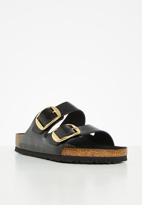 Birkenstock - Arizona bb high shine natural leather regular - black