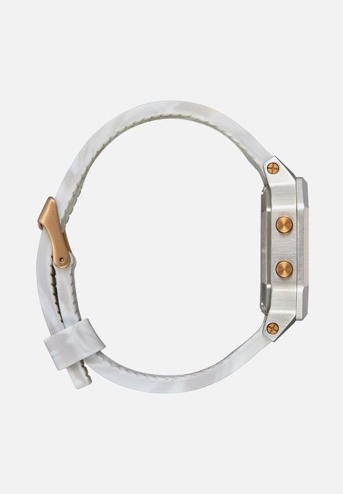 Nixon - Siren ss - silver & gray marble