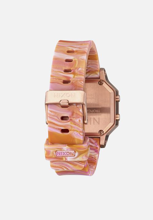 Nixon - Siren ss - rose gold & pink marble