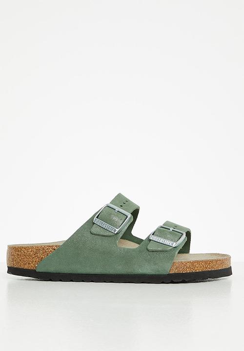 Birkenstock - Arizona shimmer shimmer leather regular - thyme