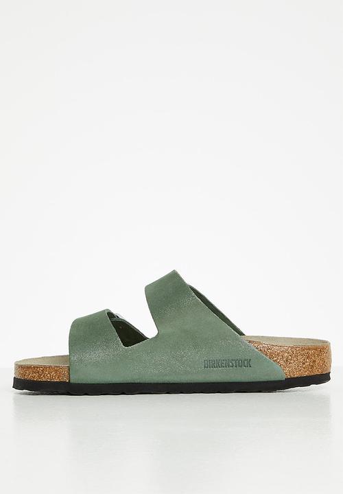 Birkenstock - Arizona shimmer shimmer leather regular - thyme