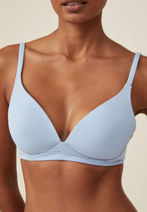 Cotton On - Wirefree everyday t-shirt bra - silky blue