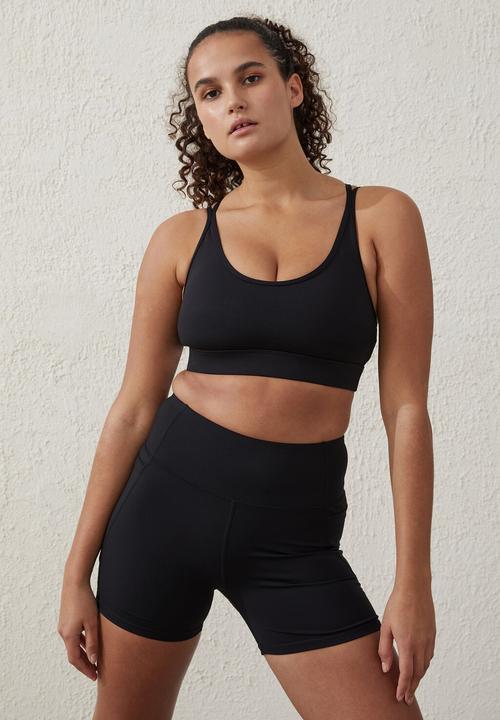 Cotton On - Smoothing pocket shortie short - black