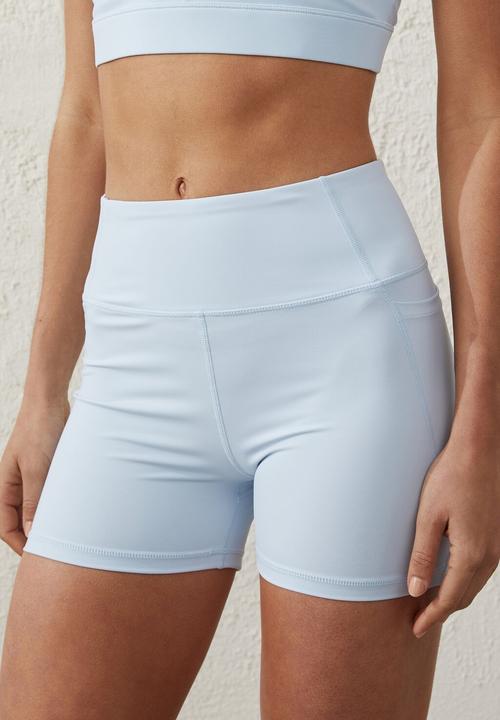 Cotton On - Smoothing pocket shortie short - silky blue