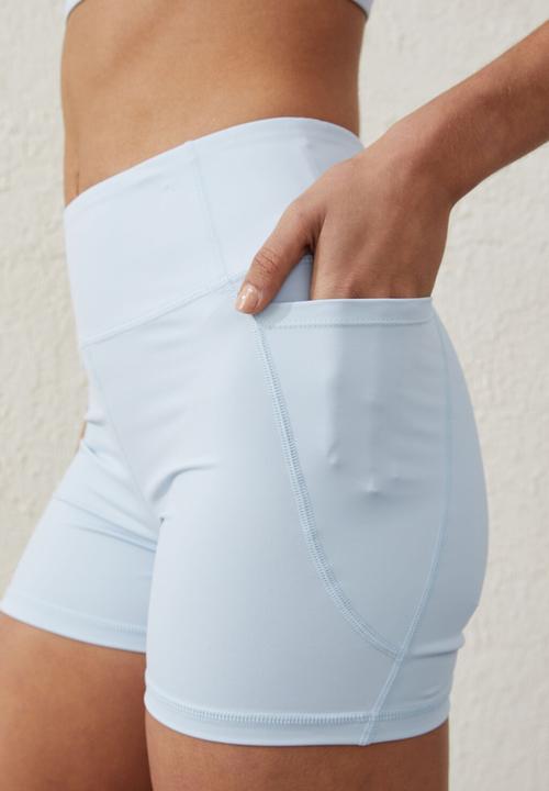 Cotton On - Smoothing pocket shortie short - silky blue