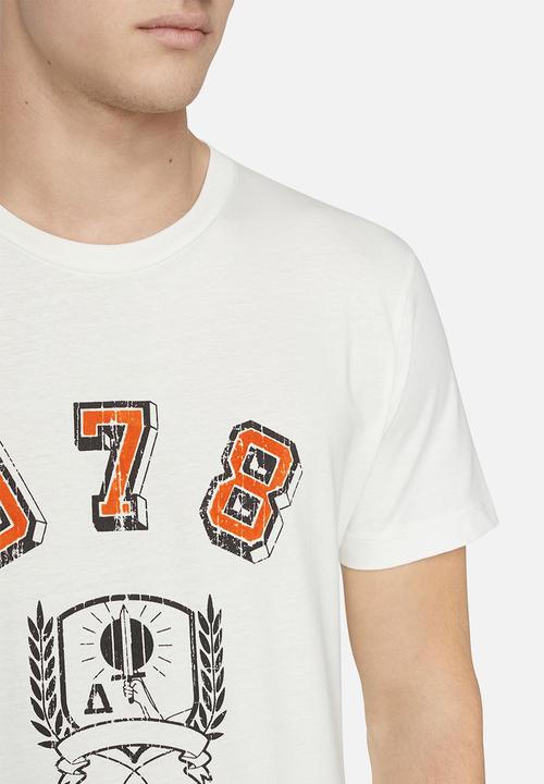 Diesel  - T-diegor-e11 short sleeve tee - ecru