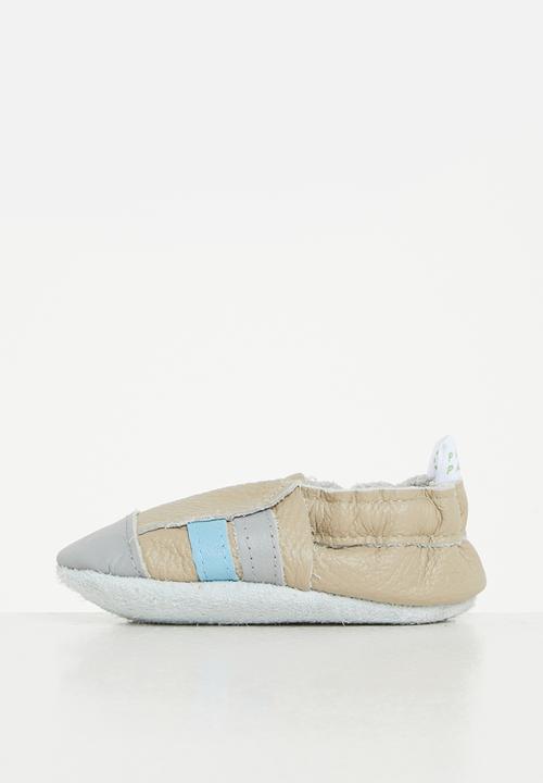 Pitta-Patta Shoes - Sporty boys shoes - stone
