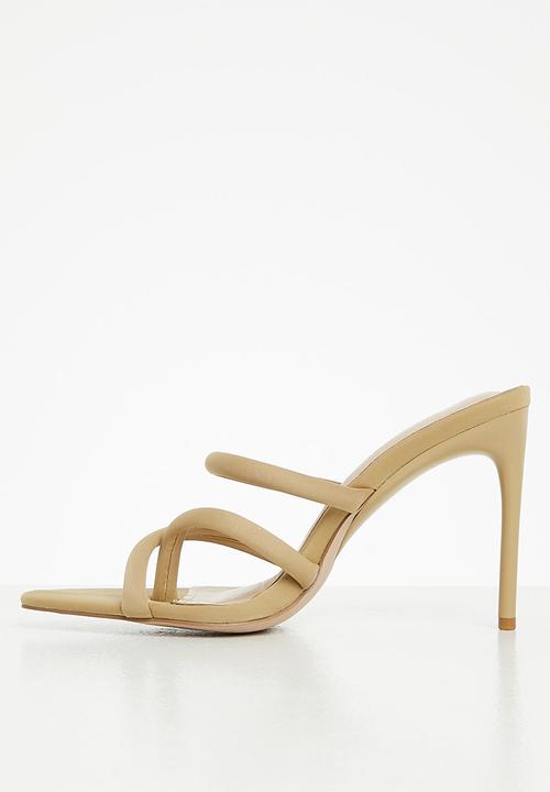 SIMMI London - Joella - 3 toe loop stiletto mule - beige