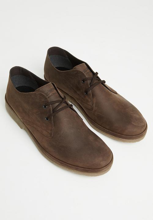 Grasshoppers - Seth leather formal derby - mocca