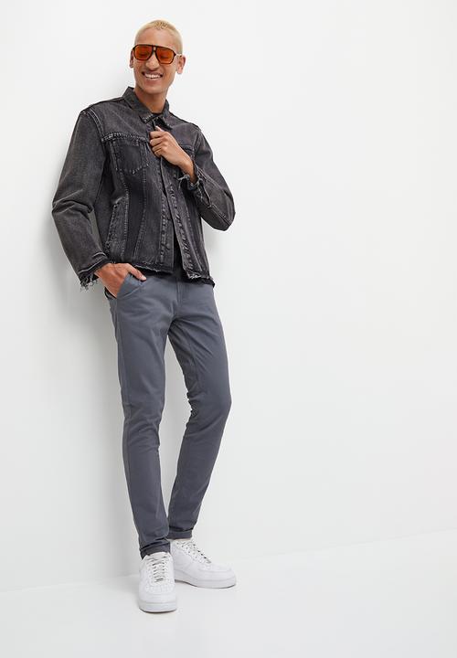 STYLE REPUBLIC - Marshall skinny chino - grey