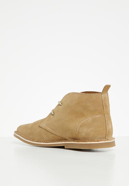 Grasshoppers - Mateo Buck Suede Mushroom
