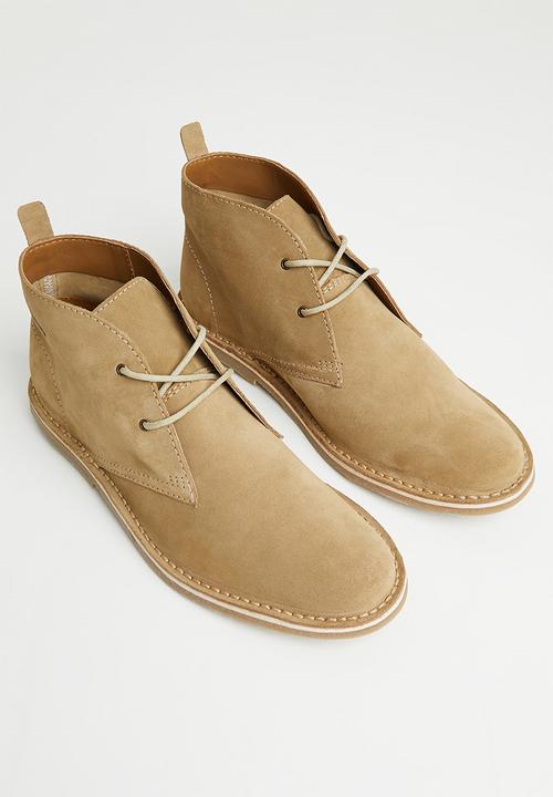Grasshoppers - Mateo Buck Suede Mushroom