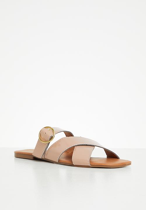 Superbalist - Gracie buckle slide - natural