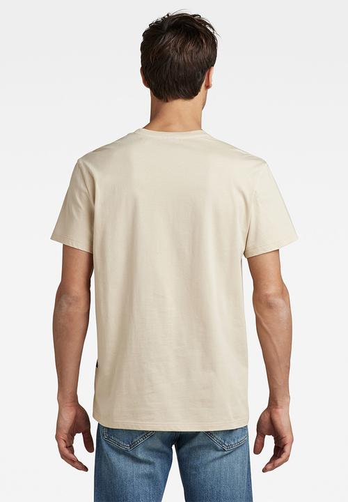 G-STAR - Base-s r t short sleeve - brown rice