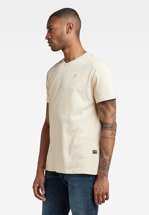 G-STAR - Base-s v t short sleeve - brown rice
