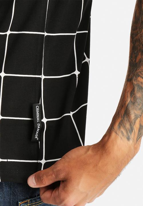 Criminal Damage - Grid Tee