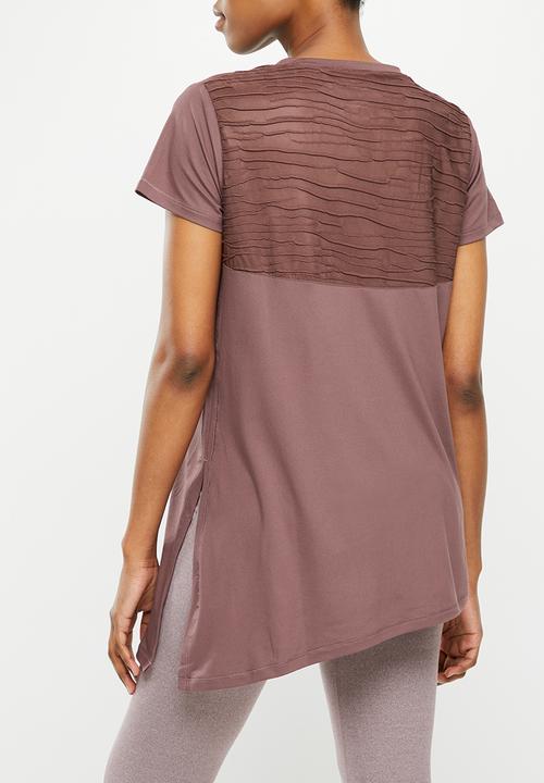 PUMA - Maternity studio oversized tee - dusty plum