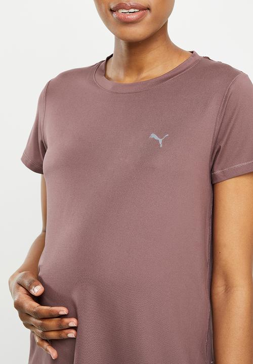 PUMA - Maternity studio oversized tee - dusty plum