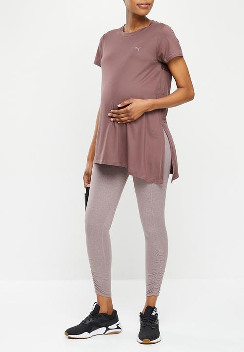 PUMA - Maternity studio oversized tee - dusty plum