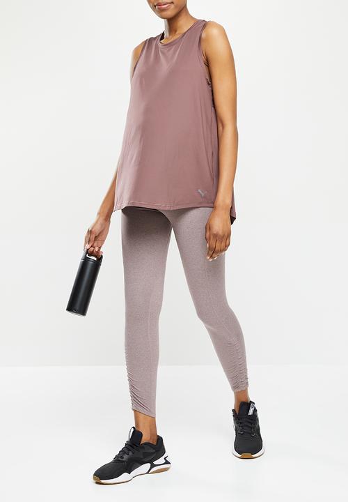PUMA - Maternity studio foundation 7/8 tight - dusty plum heather