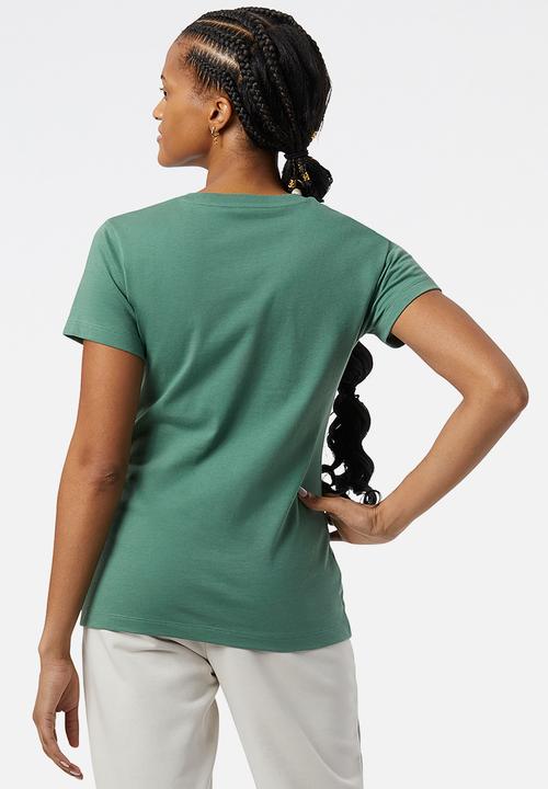 New Balance  - Nb classics core plus graphic tee - jade