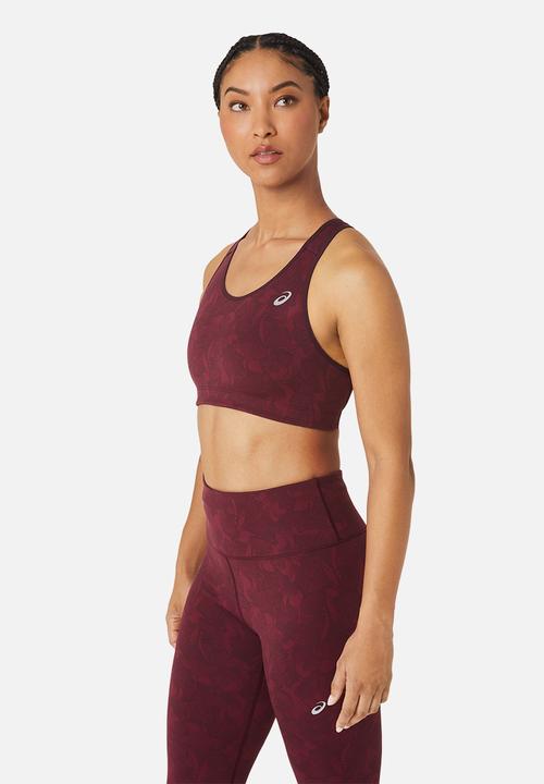 ASICS - Jacquard run bra - deep mars