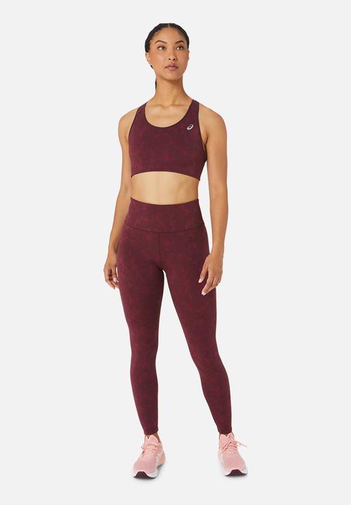ASICS - Jacquard run bra - deep mars
