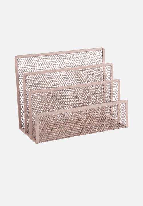 Present Time - Letter holder - light pink